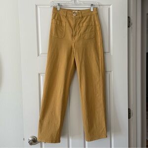 Women’s Madewell Emmett 2.0 Wide Leg Crop Pants, Size 24